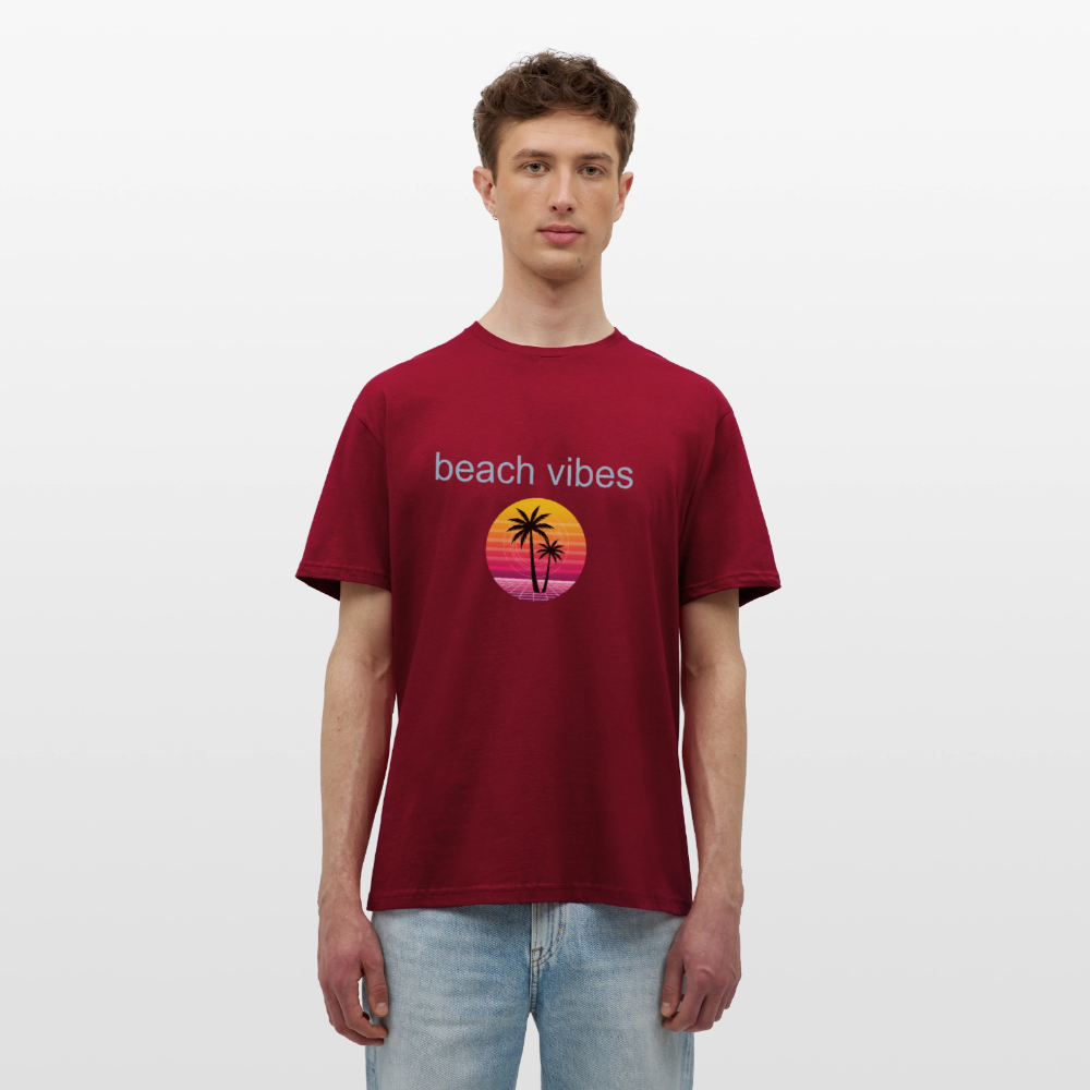 Men's T-Shirt beach - brick red