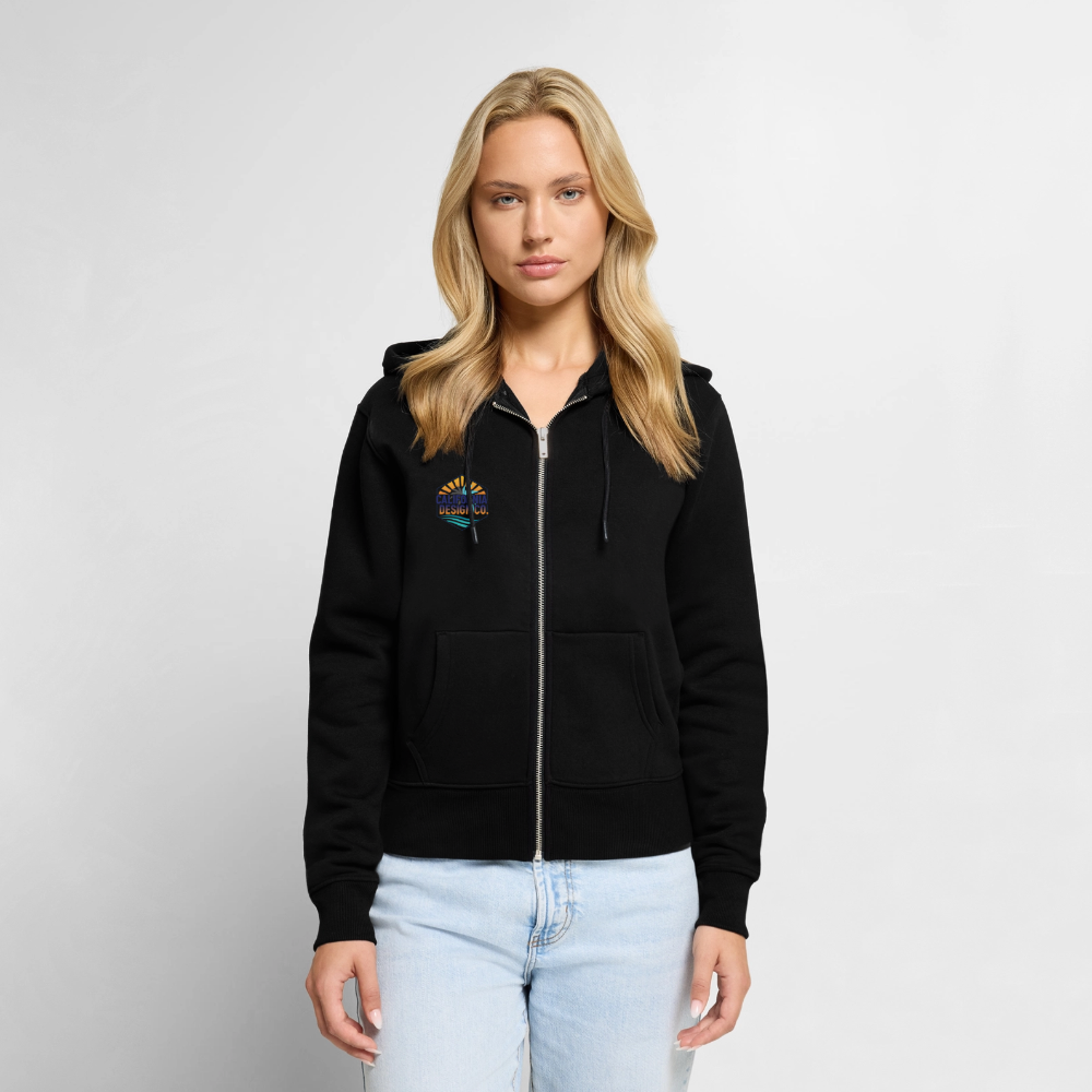 Women's Premium Hooded Jacket cali - black