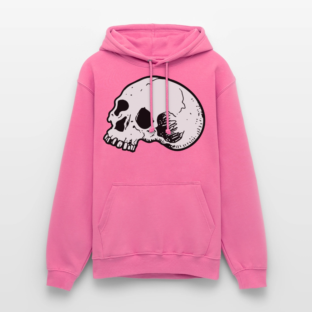 Unisex Hoodie SKULL - pink