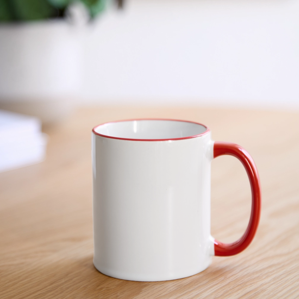 Panoramic Mug - white/red