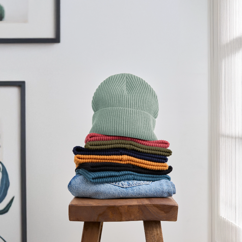 Stanley/Stella Unisex Organic FISHERMAN BEANIE - aloe