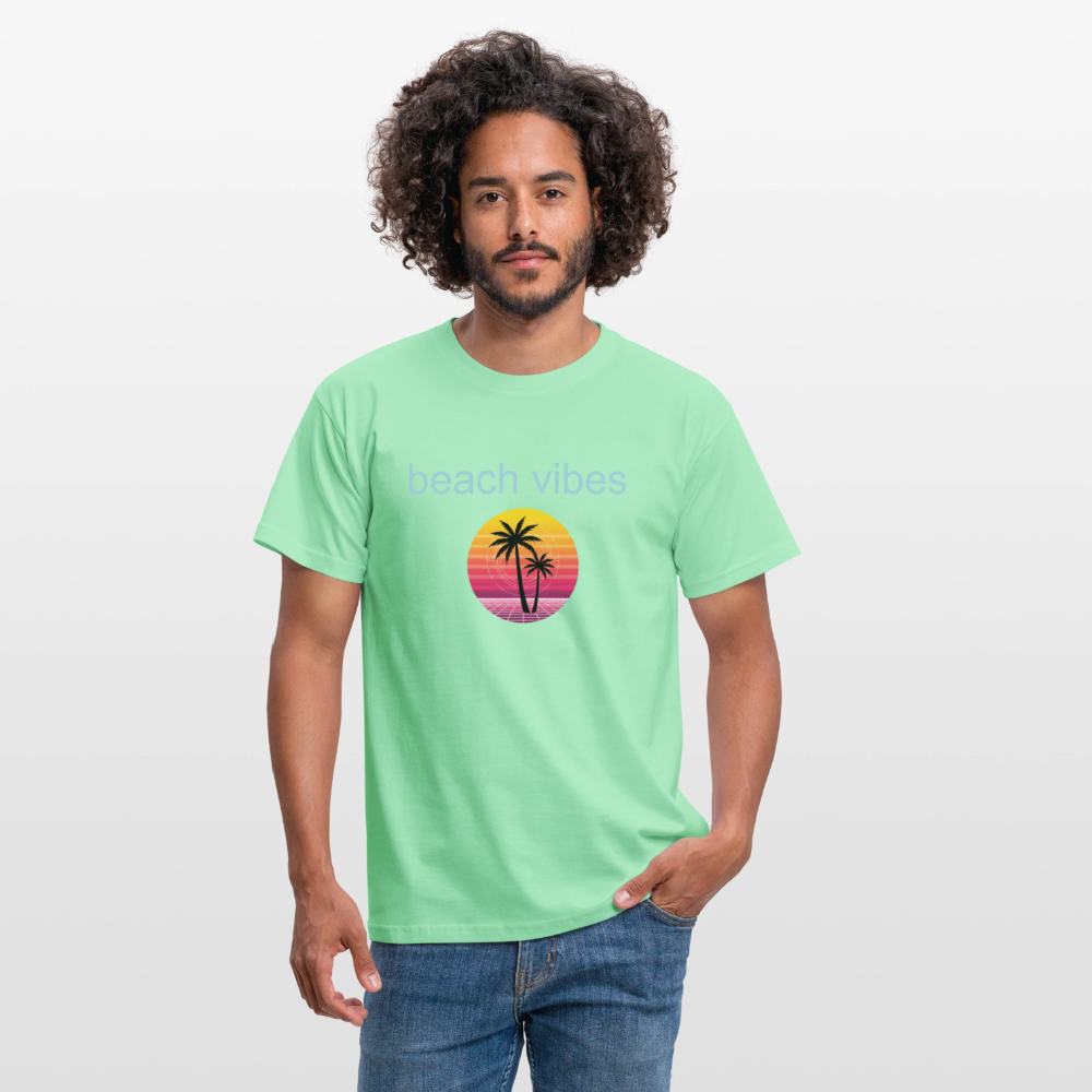 Men's T-Shirt beach - mint green