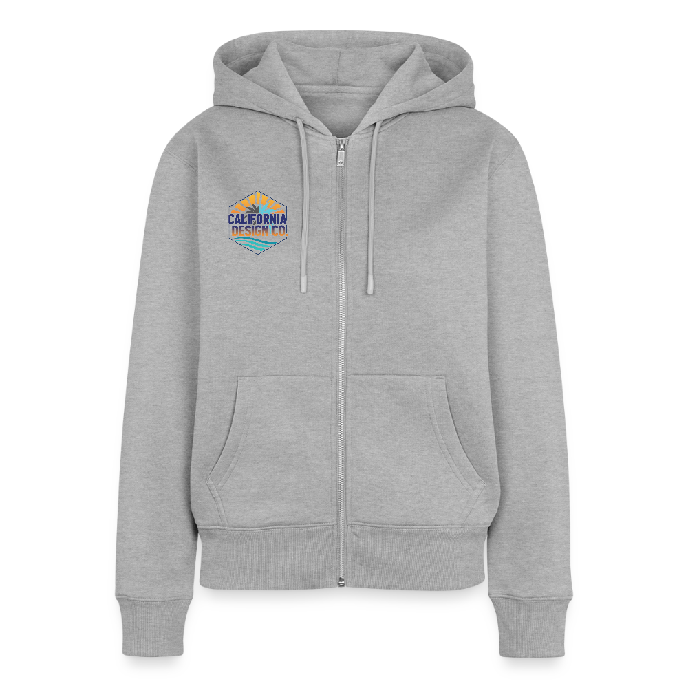 Women's Premium Hooded Jacket cali - heather grey