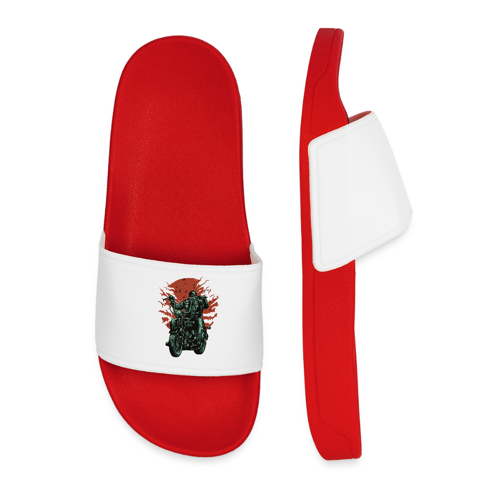 Men’s Pool Sliders - red