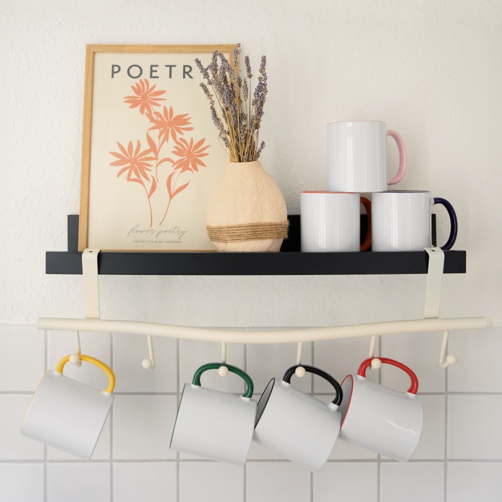 Panoramic Mug - white/red