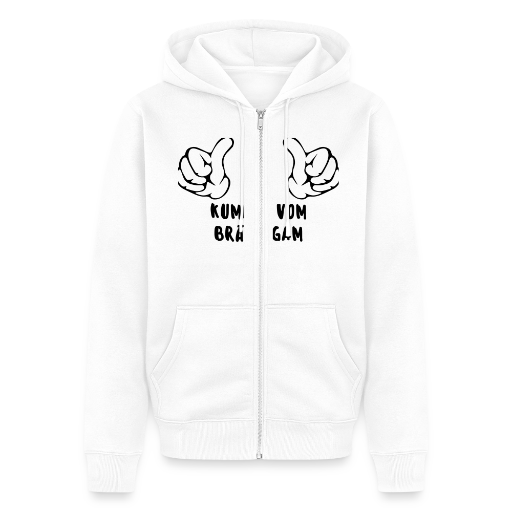 Men's Premium Hooded Jacket - white