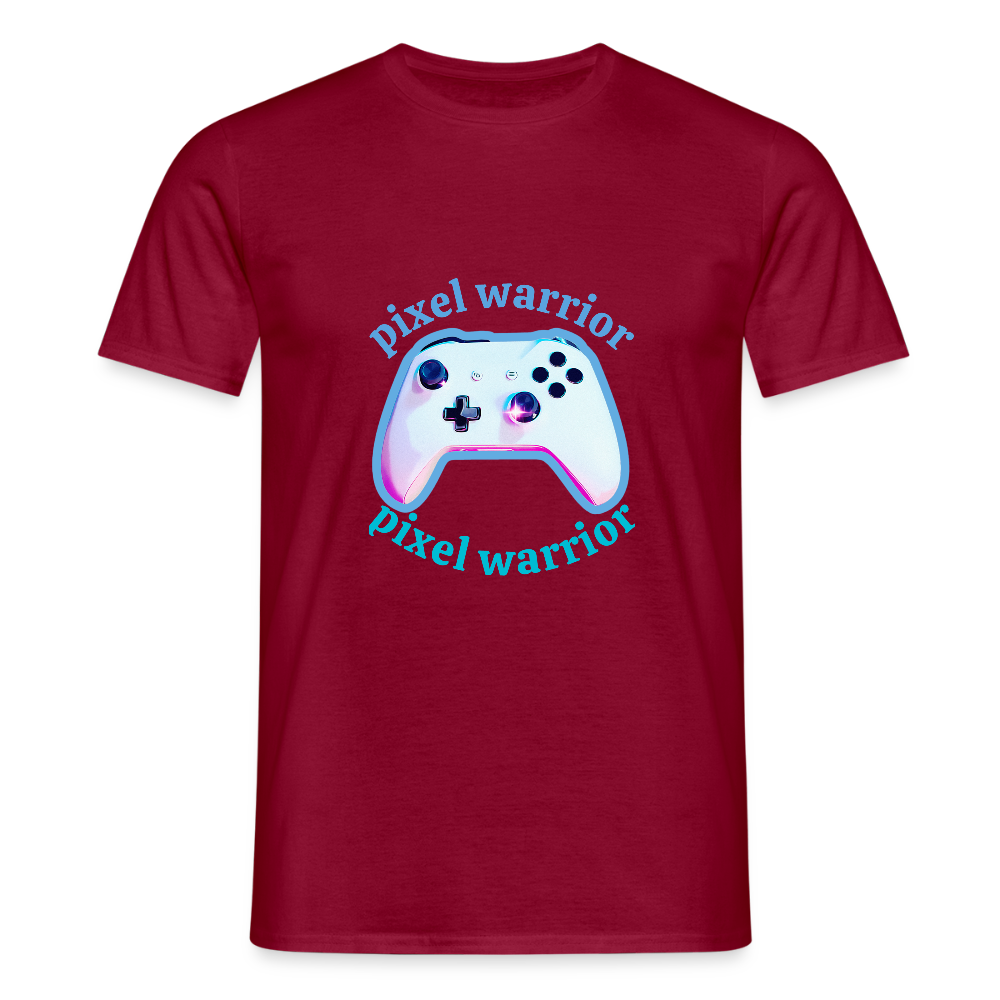 Men's T-Shirt PIXEL - brick red