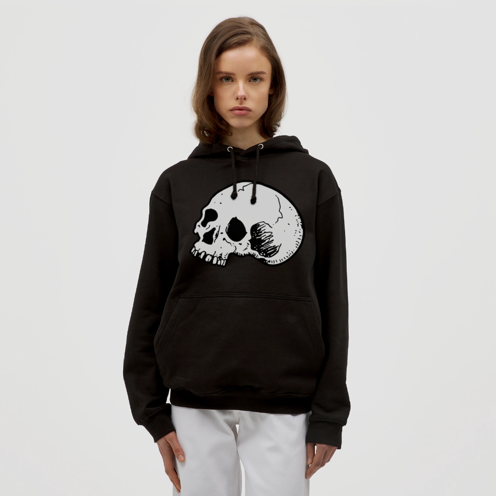 Unisex Hoodie SKULL - black