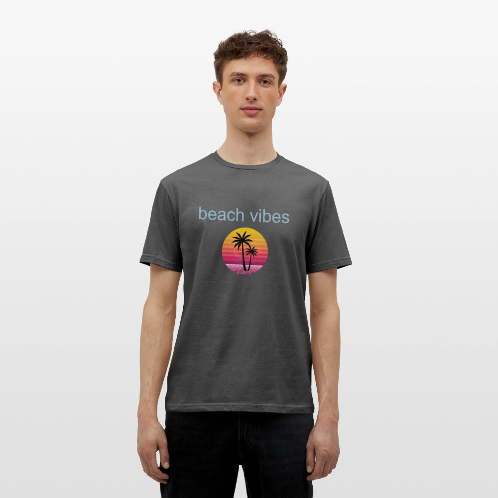 Men's T-Shirt beach - charcoal grey
