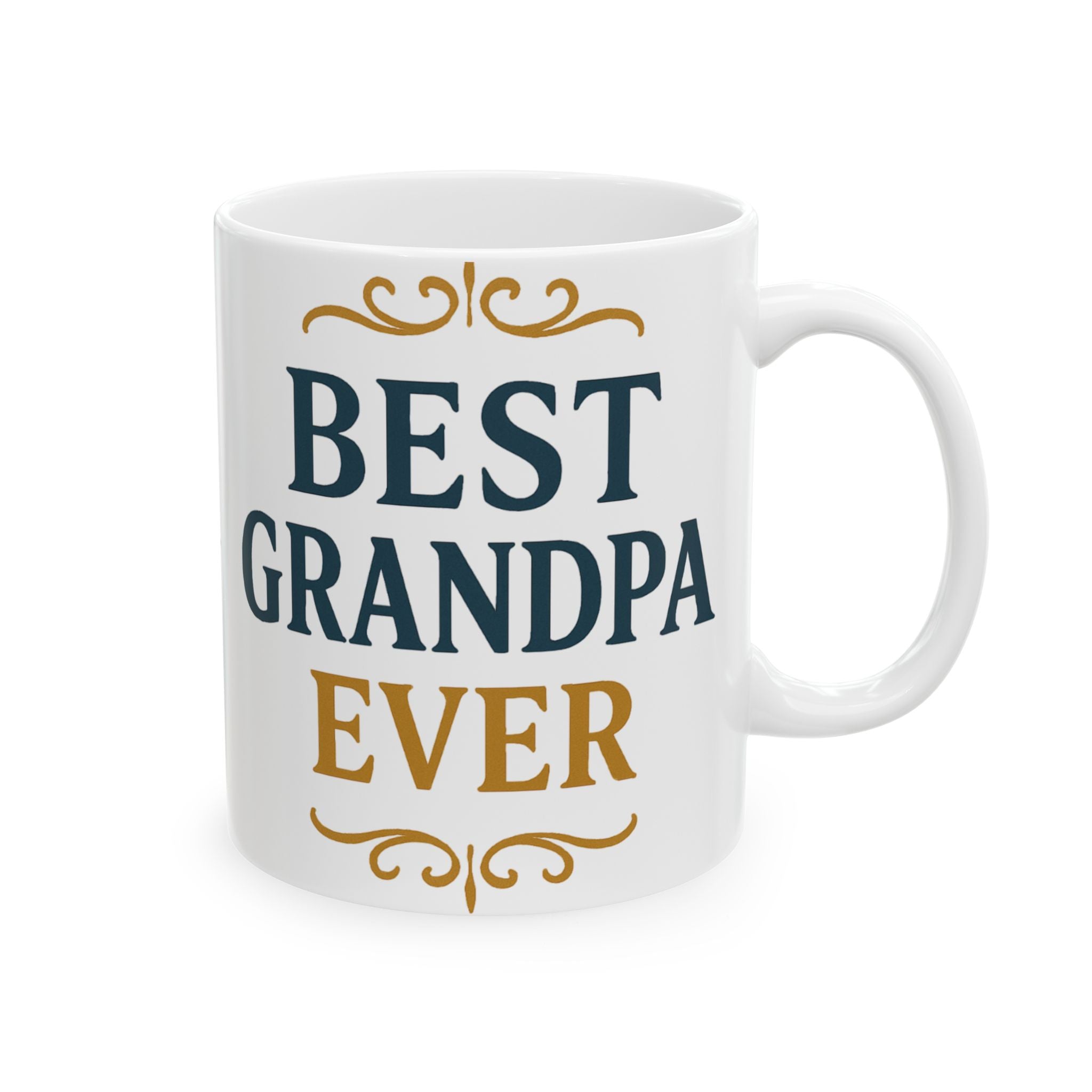 Best Grandpa Ever Ceramic Mug — "Happy Birthday Grandpa" Gift (11oz & 15oz)