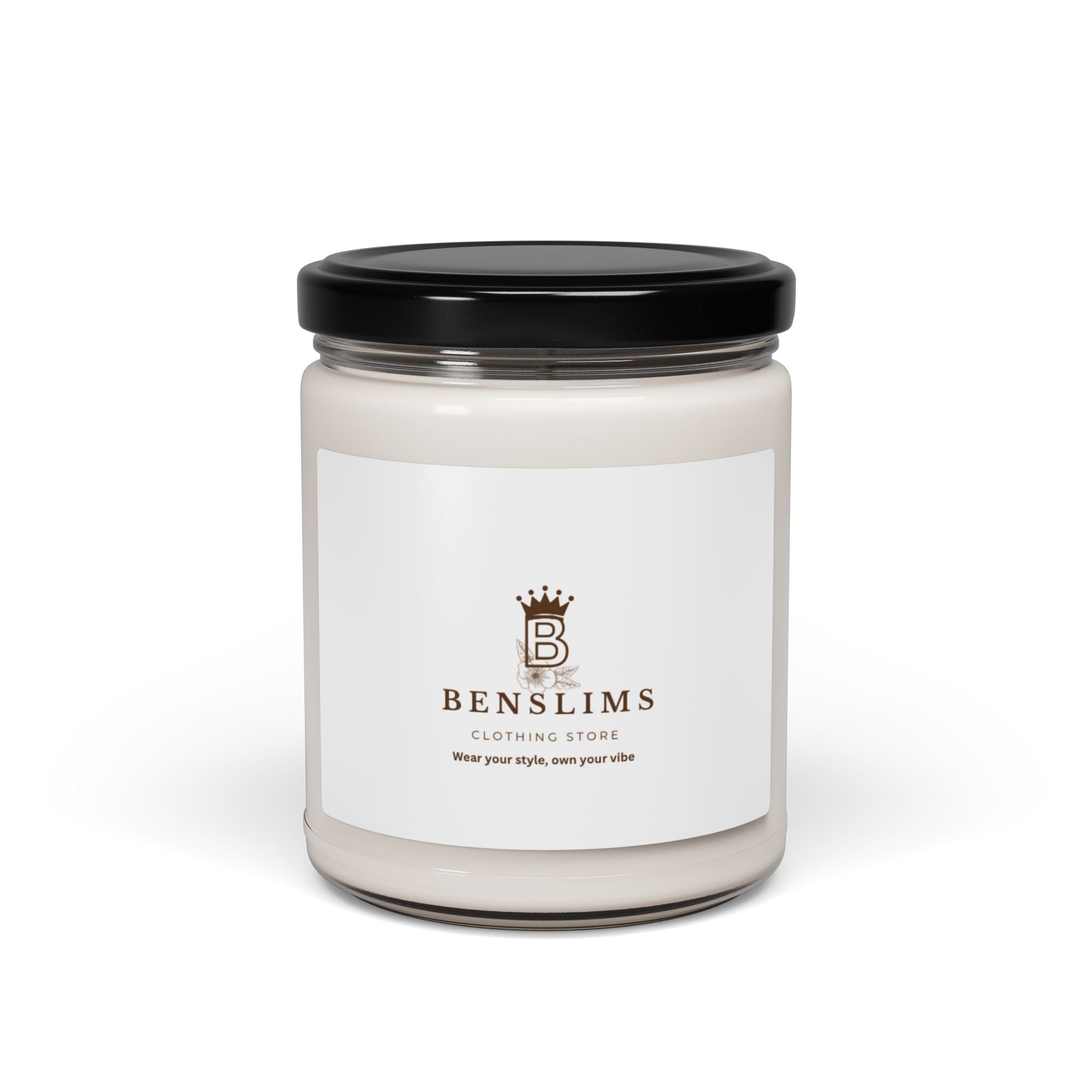 Scented Soy Candle 9oz — Benslims Signature Jar (Clean, Elegant Home Fragrance)