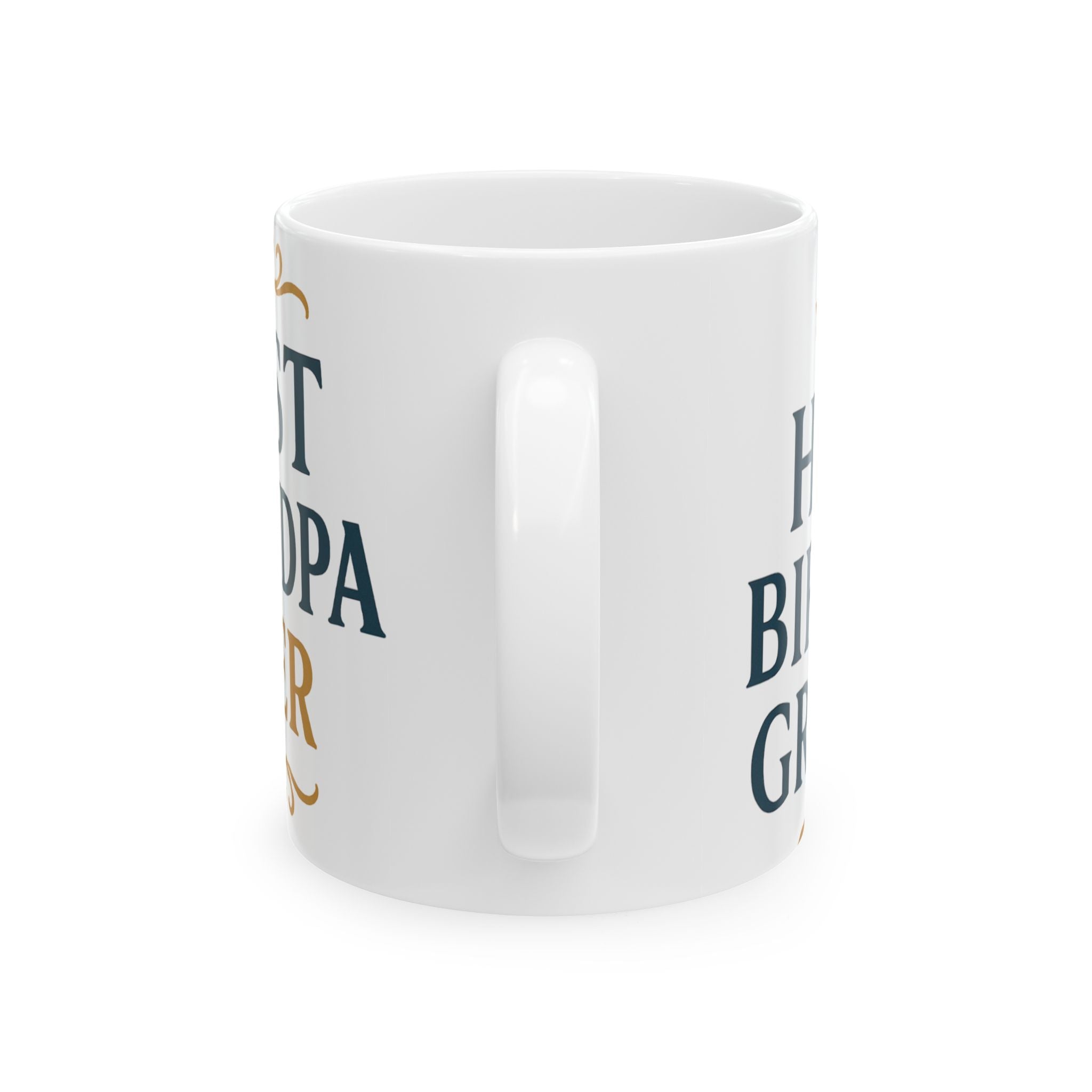 Best Grandpa Ever Ceramic Mug — "Happy Birthday Grandpa" Gift (11oz & 15oz)