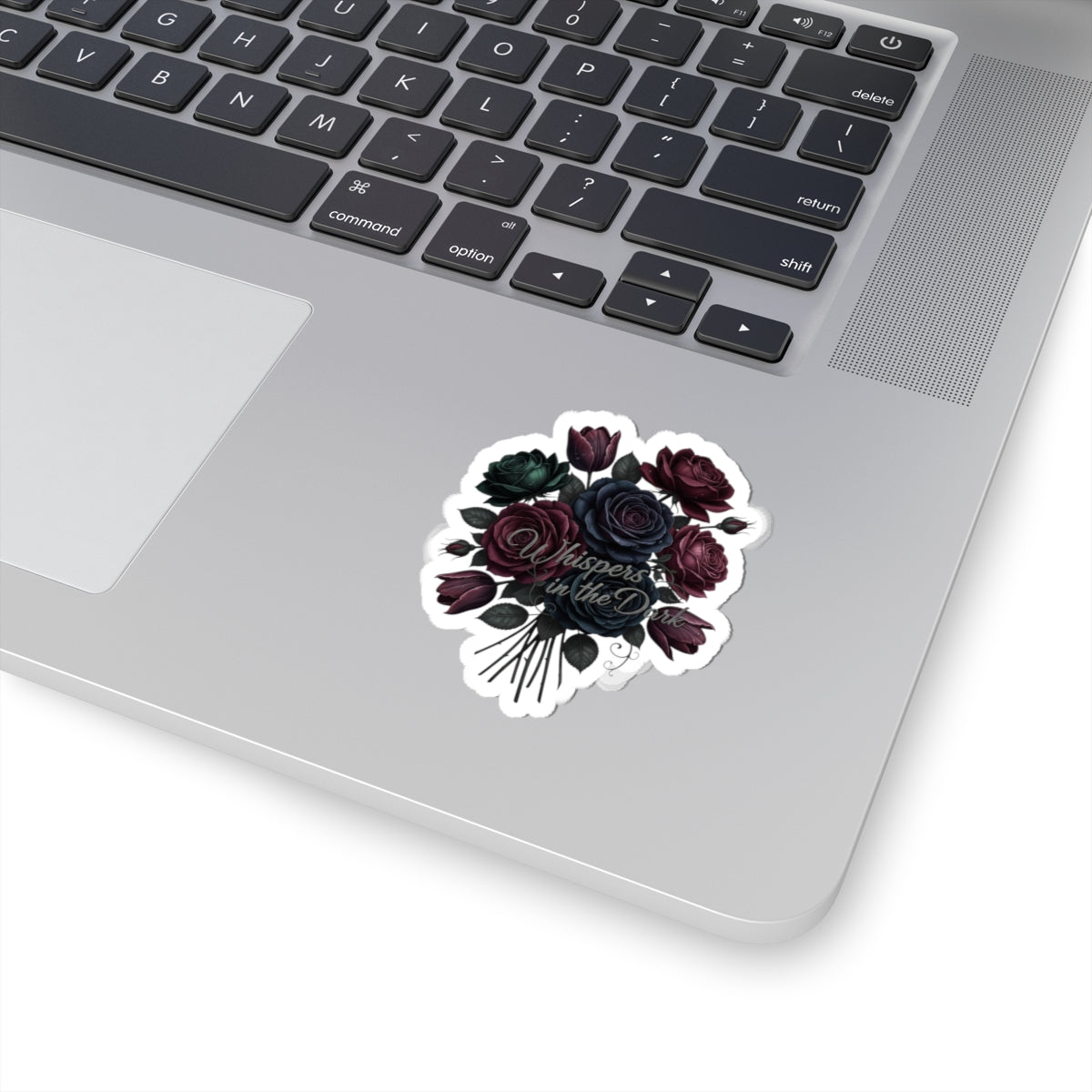 Moody Rose Bouquet Kiss-Cut Stickers | Dark Floral, Gothic Bloom