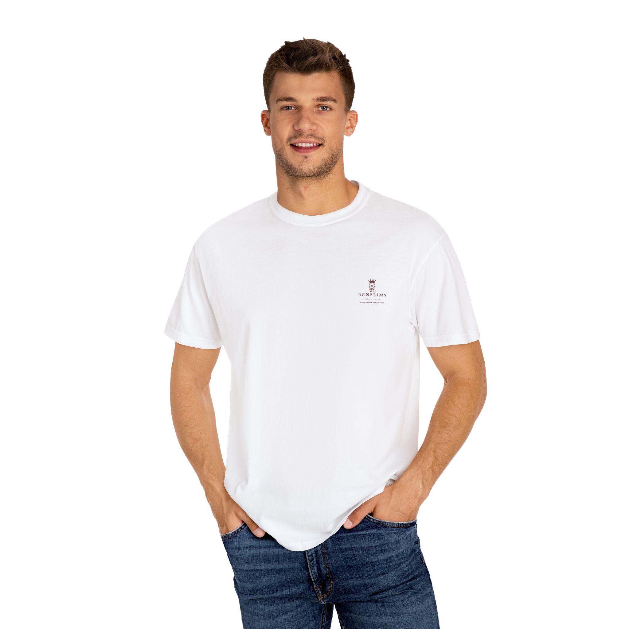 Minimalist Anchor T-Shirt — Tiny Chest Logo Nautical Tee