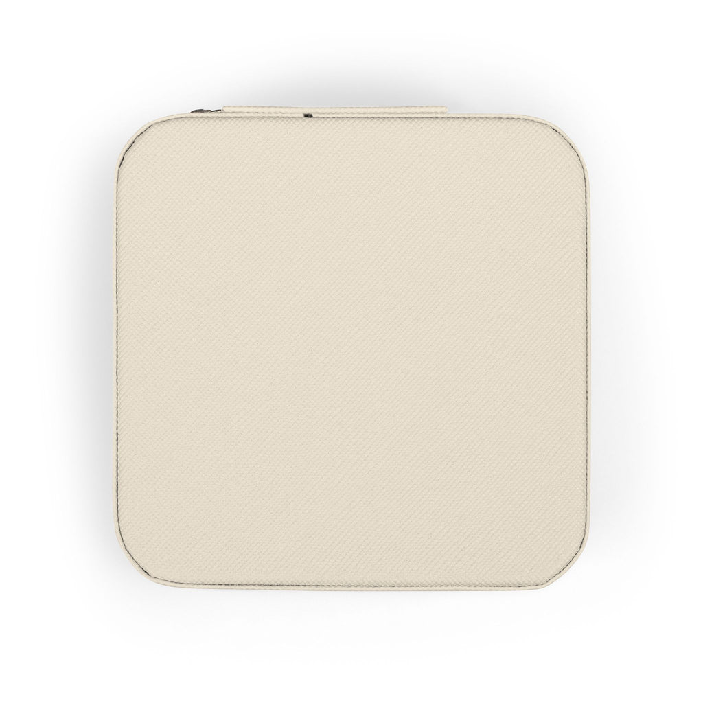 Compact Jewelry Travel Case — Pink Portable Organizer with 'If You're Looking for Permission, Sorry, I Don't Give It' Quote